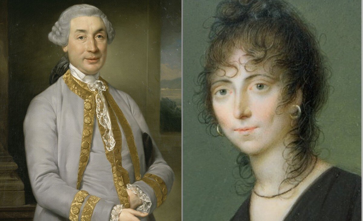 Карло Буонапарте и Летиция Рамолино Боунапарте