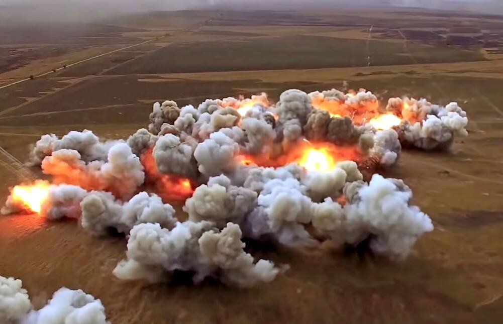 Работа ТОС-1, он же "Солнцепек".