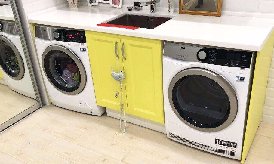 Платные стиральные машины "Сам стирай" в хостеле (вариант размещения).