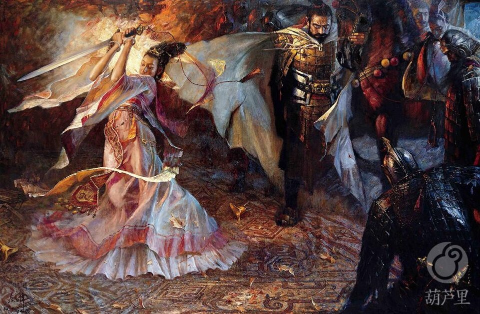Танец с саблями картина