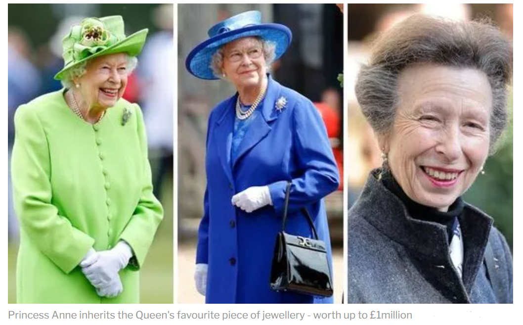 Cкриншот-цитата https://www.express.co.uk/life-style/style/1683416/princess-anne-three-strand-pearl-necklace-queen-elizabeth-ii-latest-royal-news 