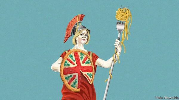 Обложка британского журнала с Лиз Трасс. Фото © The Economist