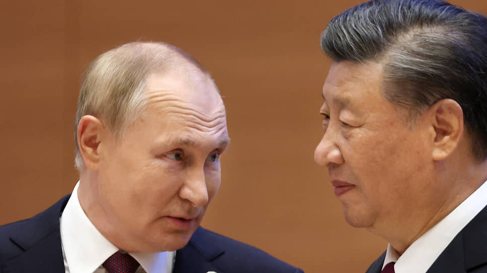 Фото: пресс-служба президента РФ📷Владимир Путин и Си Цзиньпин