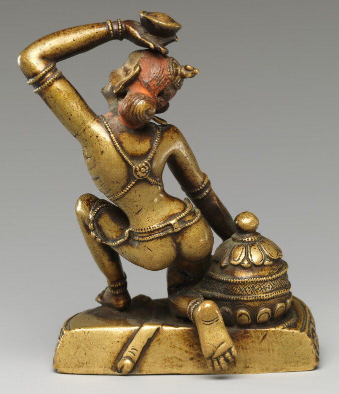 Капалапа. Тибет, XVII в. Метрополитен-музей (англ. The Metropolitan Museum of Art), Нью-Йорк. Учётный номер: 2004.81. Эл. ресурс URL: https://www.metmuseum.org/art/collection/search/72421