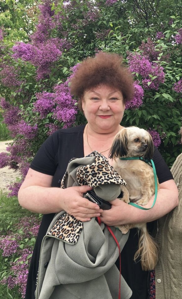 Татьяна Петровна со своей обожаемой Ириской. Май 2019.