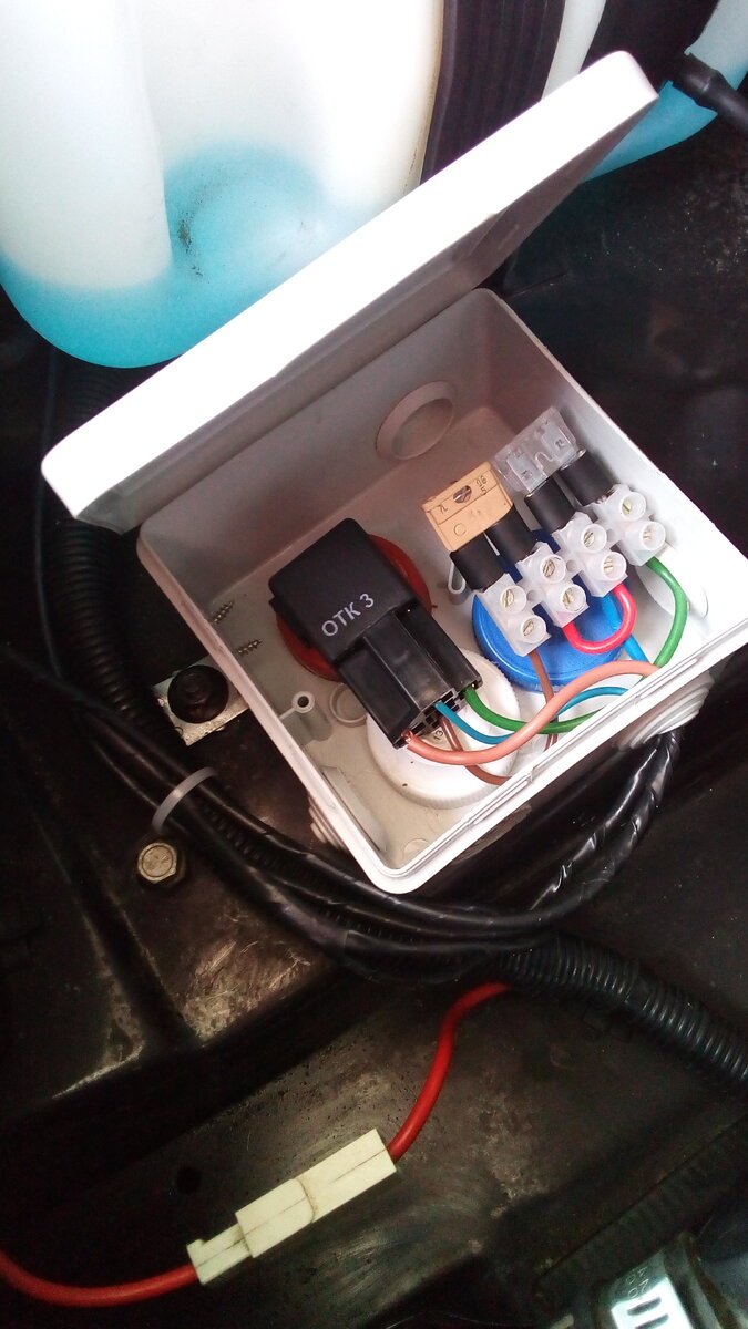 Датчик включения вентиляторов в штатную схему ВАЗ 2123 (Шевроле Нива ...