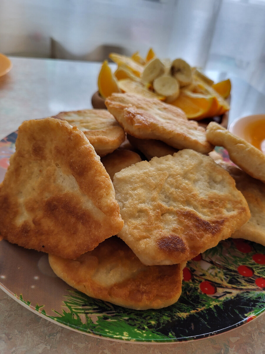 Лепешки из постного теста