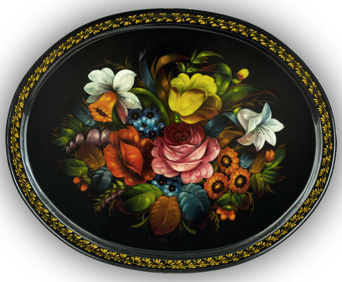 Жостовский поднос 1972 год