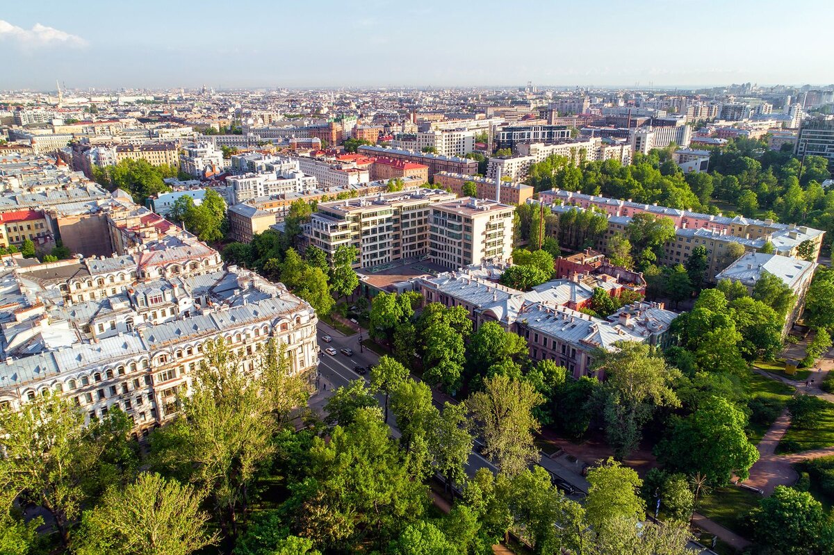 Петроградский район, вид сверху. Фото: PrimeEstate