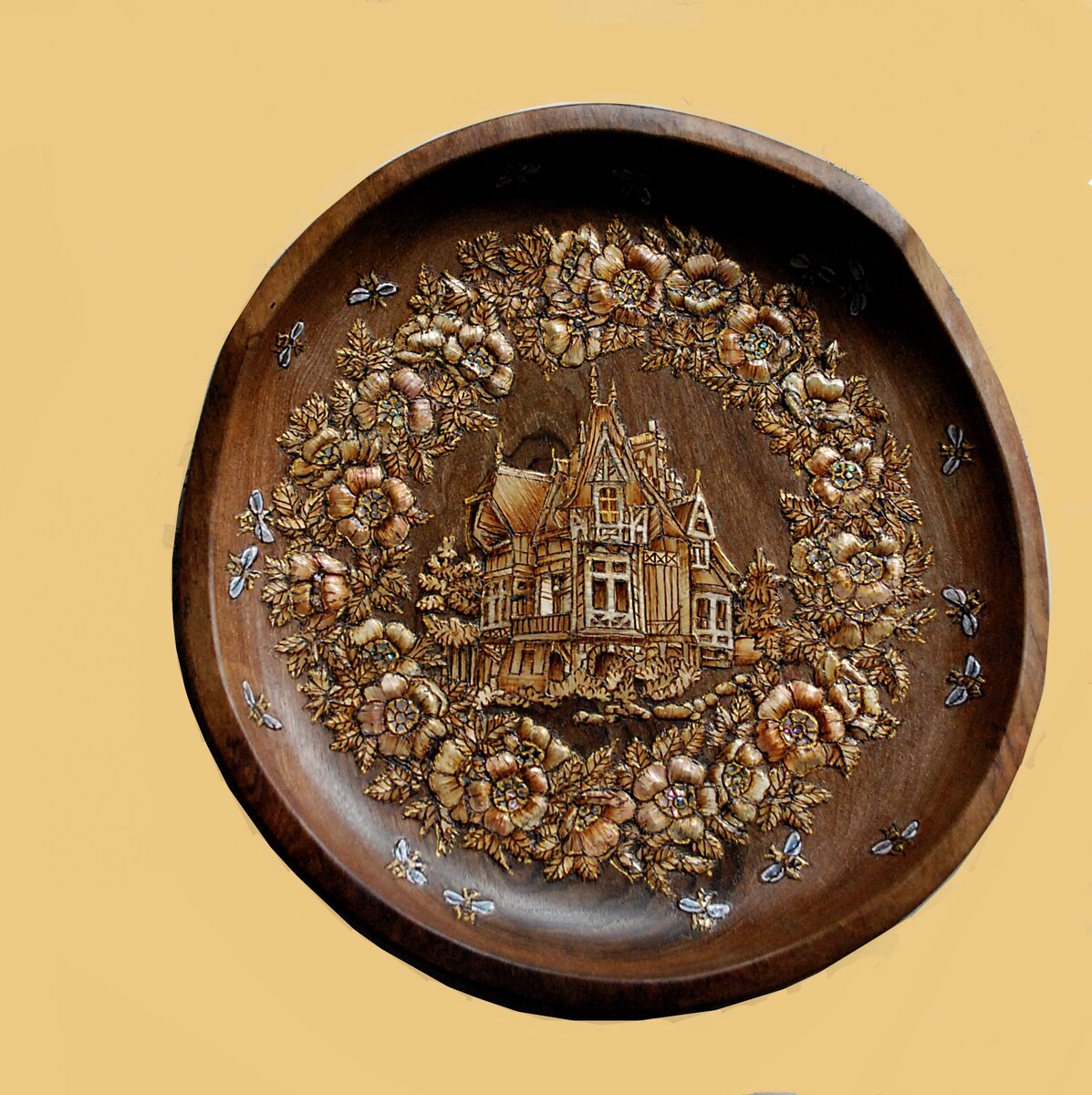 панно "Усадьба", работа автора