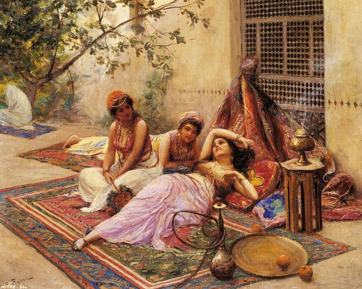 Картина Фабио Фабби. Гарем