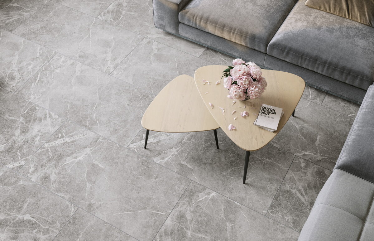 Керамогранит из коллекции Marble Trend Silver River от бренда KERRANOVA
