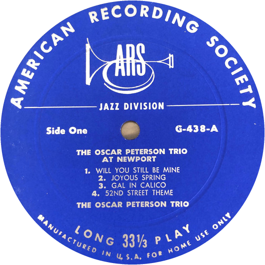 Записи также выходили на лейбле American Recording Society - пластинки ARS распространялись по почте. Примечательны они тем, что печатались на заводе Abbey, а мастеринг ко многим из них делал Руди Ван Гелдер