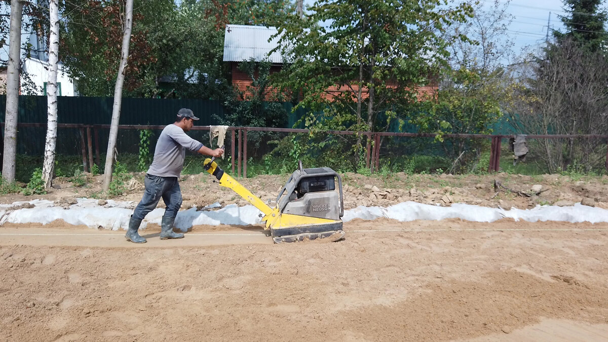 подготовка основания фундамента