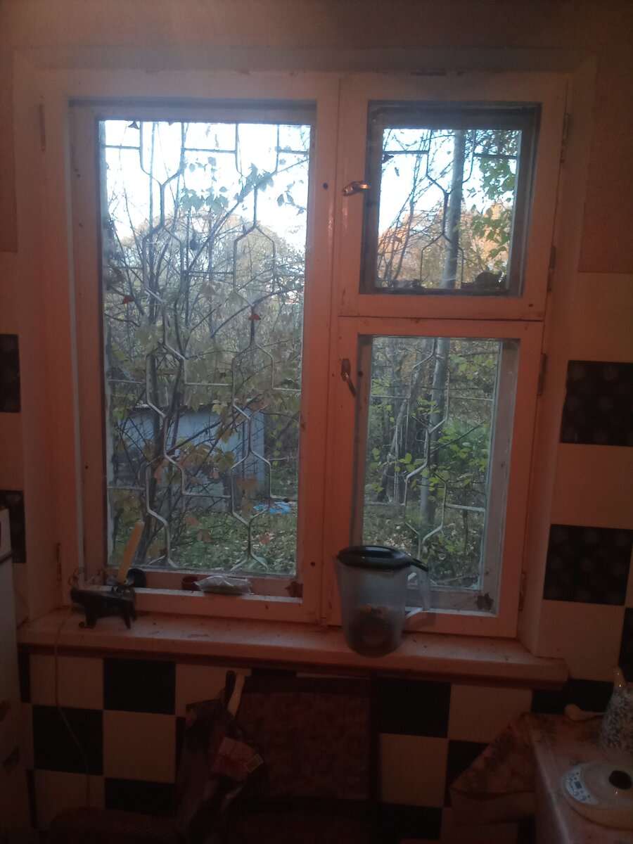 Вид из кухни. Так было, когда я только вселился