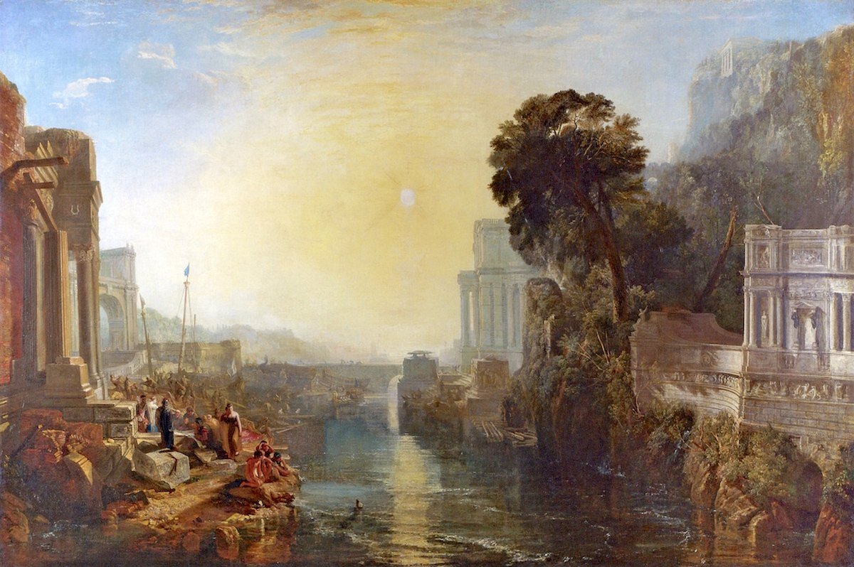 Dido building Carthage, or the rise of the Carthaginian Empire, 1815