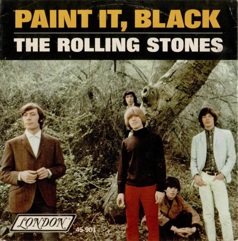 Конверт американского сингла "Paint it Black" британской рок-группы The Rolling Stones