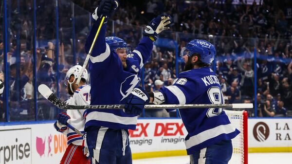    Эпизод матча "Тампа-Бэй Лайтнинг" - "Нью-Йорк Рейнджерс"© Фото : nhl.com/lightning