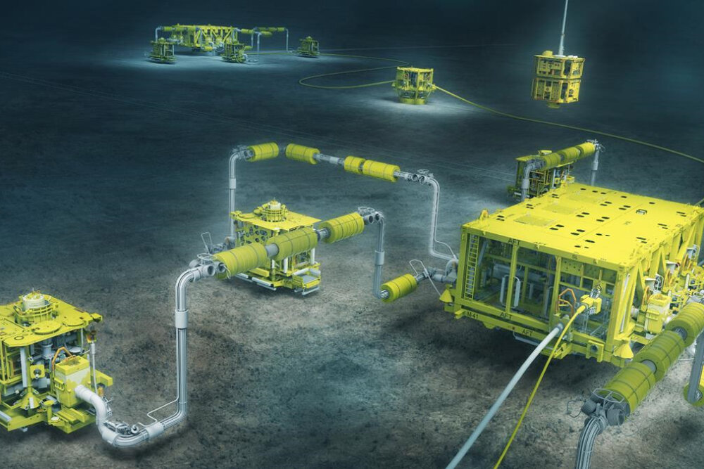 Нефтяные проектные. Подводный добычной комплекс Киринского месторождения. Подводная дожимная компрессорная станция. Манифольд Subsea. Манифольд Киринское.