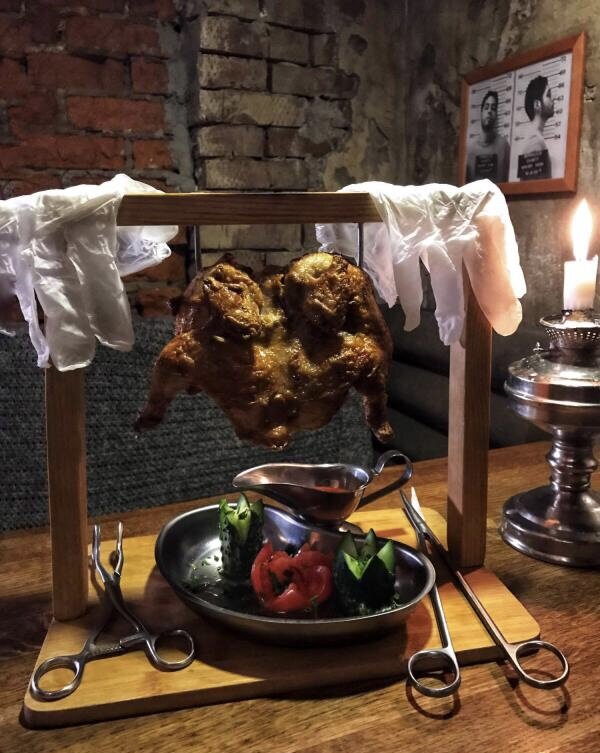 Цыплёнок на виселице 