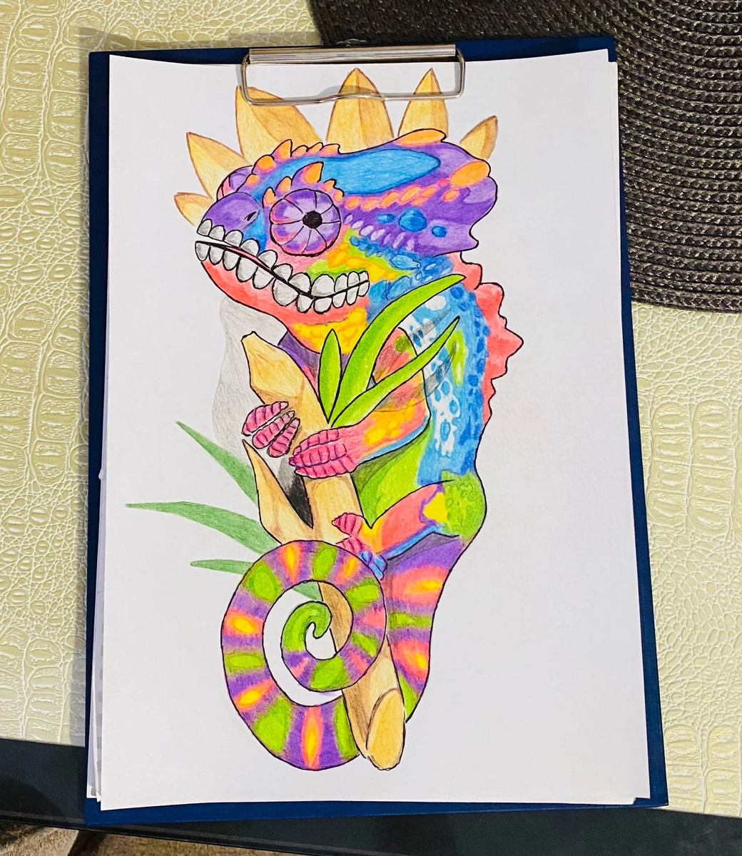 Рисунок Хамелеон 🦎