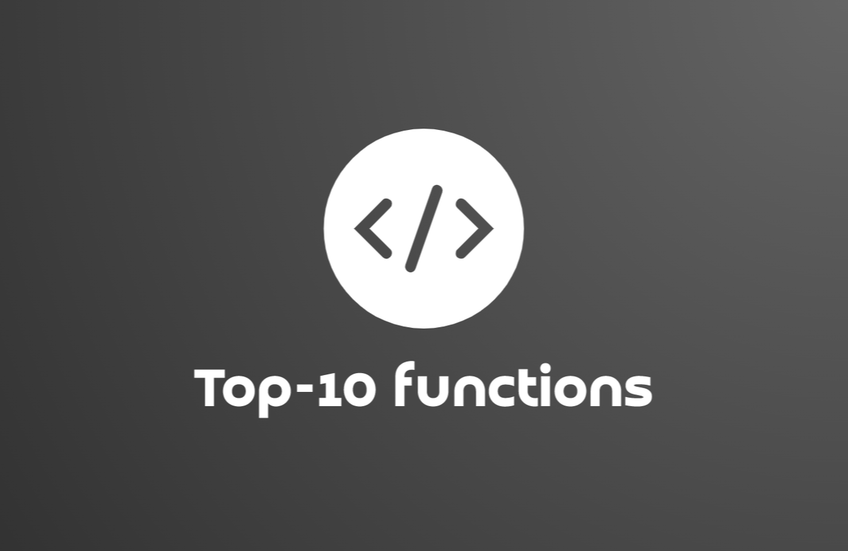 Python. Top-10 functions