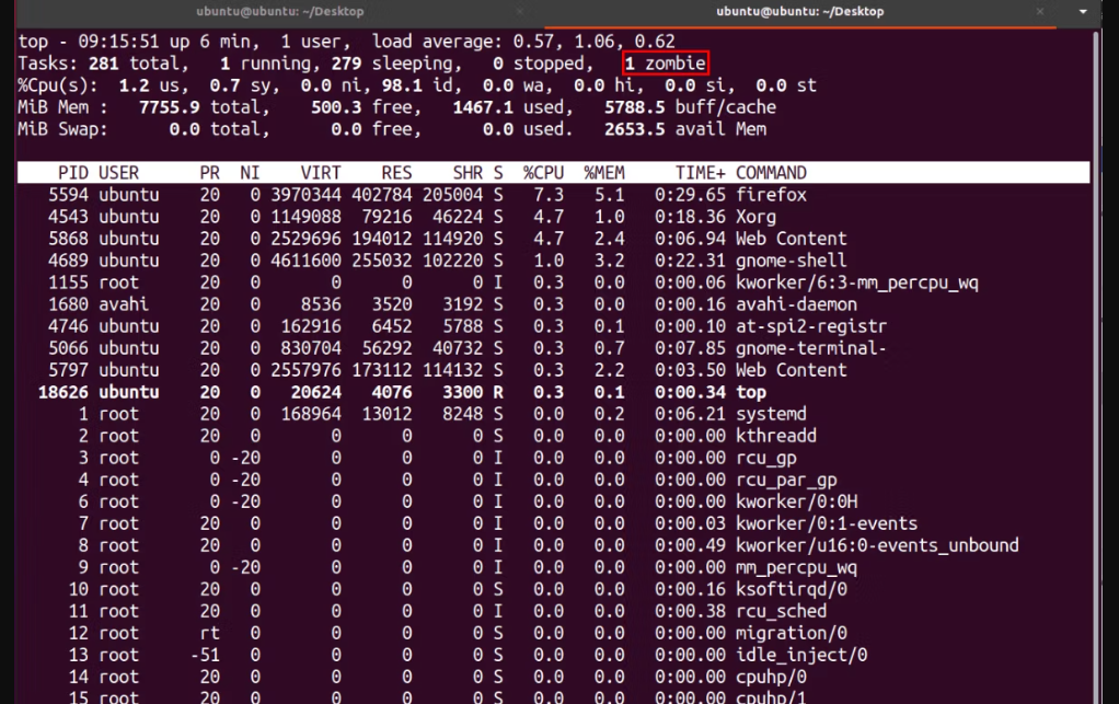 Linux process 0. Зомби процессы Linux. Top Linux. Linux топ. ATOP Linux.