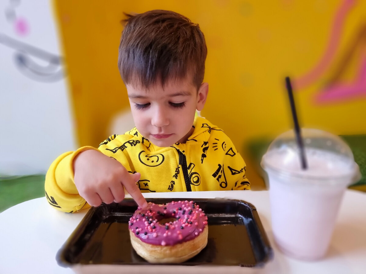 любуемся красивым пончиком