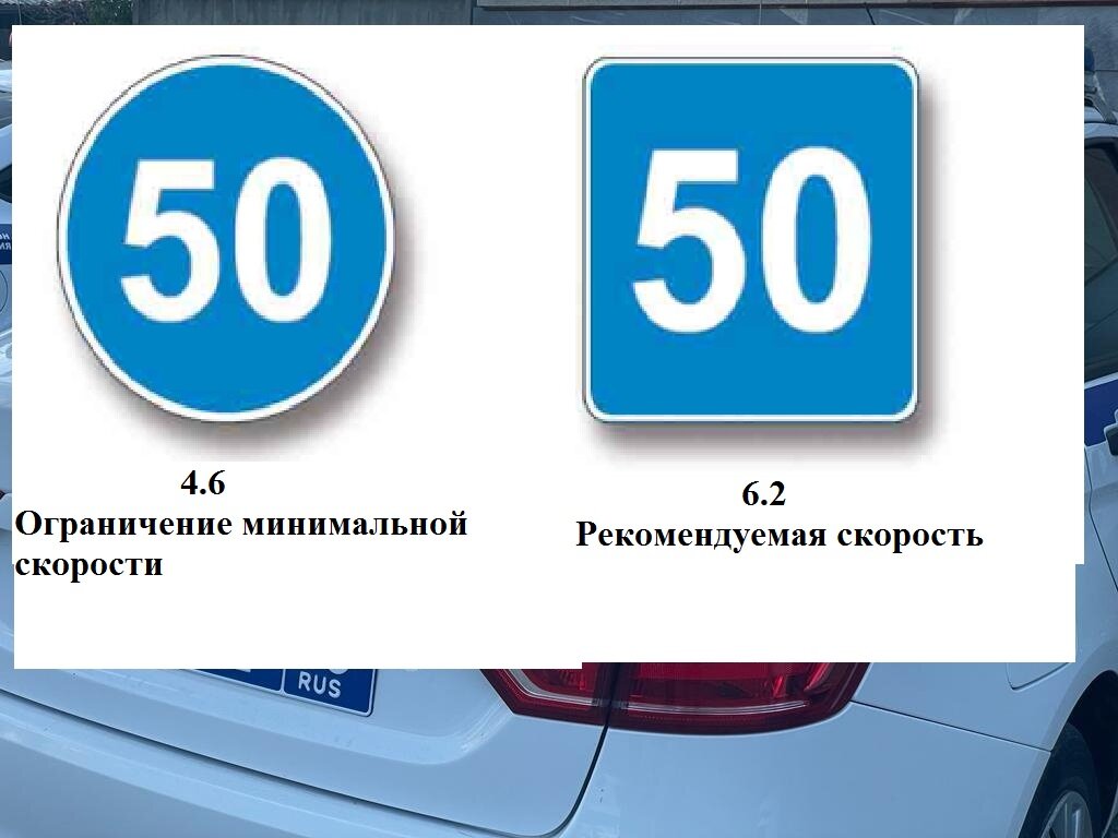 Квадратный и круглый синий знак скорости, в чём их значение, отличия и  какой штраф за их несоблюдение. | Автоюрист. Всё о ДПС. | Дзен