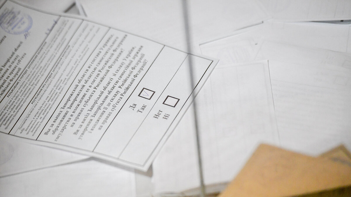    Референдум на освобожденных территориях о присоединении к РФ© РИА Новости . РИА Новости