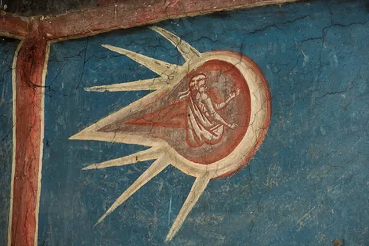 Изображение НЛО обнаружили на древней фреске. Что это, подделка или мы чего-то не знаем?