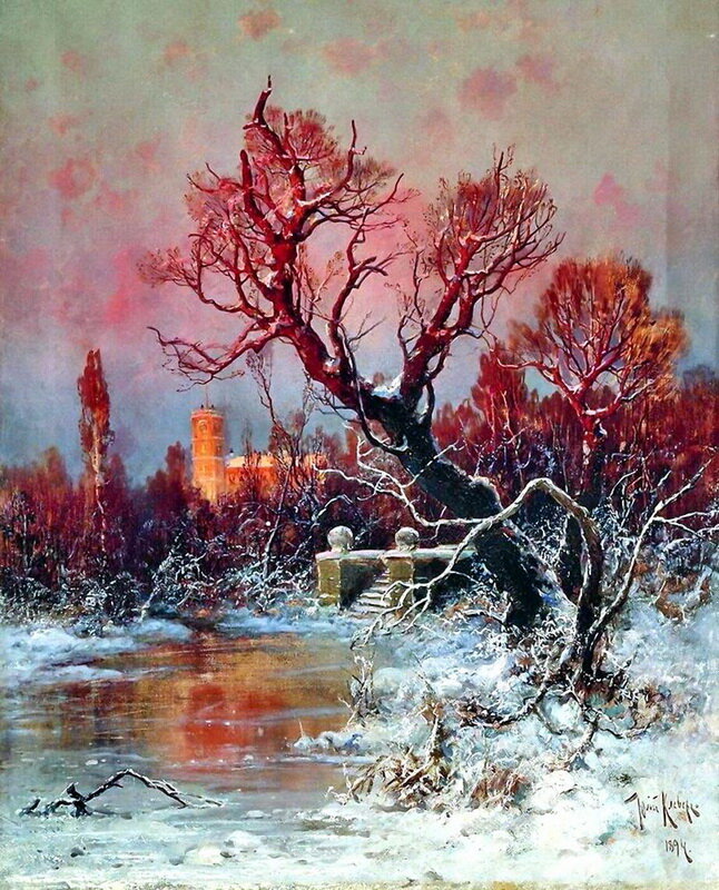 "В парке Гатчинского дворца (1894)"