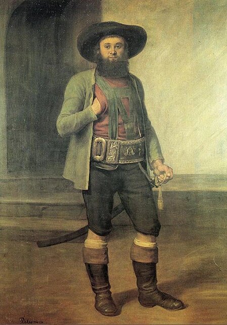 Андреас Гофер, капитан ополченцев и командующий Тиролем