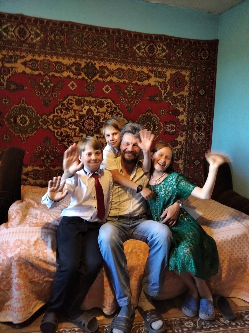 С папой. Фото из семейного архива автора