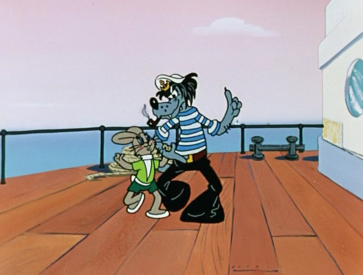 Кадр из мультфильма "Ну погоди! (1973)"