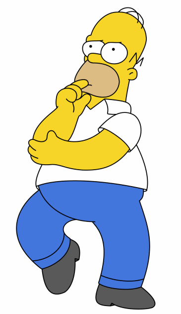 Это не я. Это Homer Simpson из мультсериала "The Simpsons"