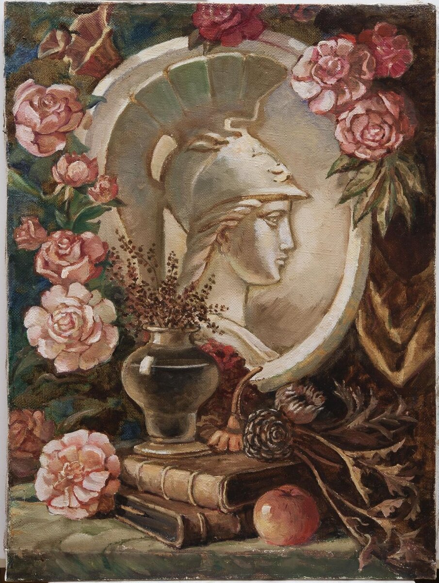 Борщёв Г.Я. Натюрморт _Античный_. 1995-2000 гг. Из собрания ГВСМЗ.JpG