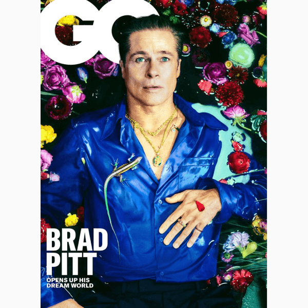 Обложка GQ с Питтом