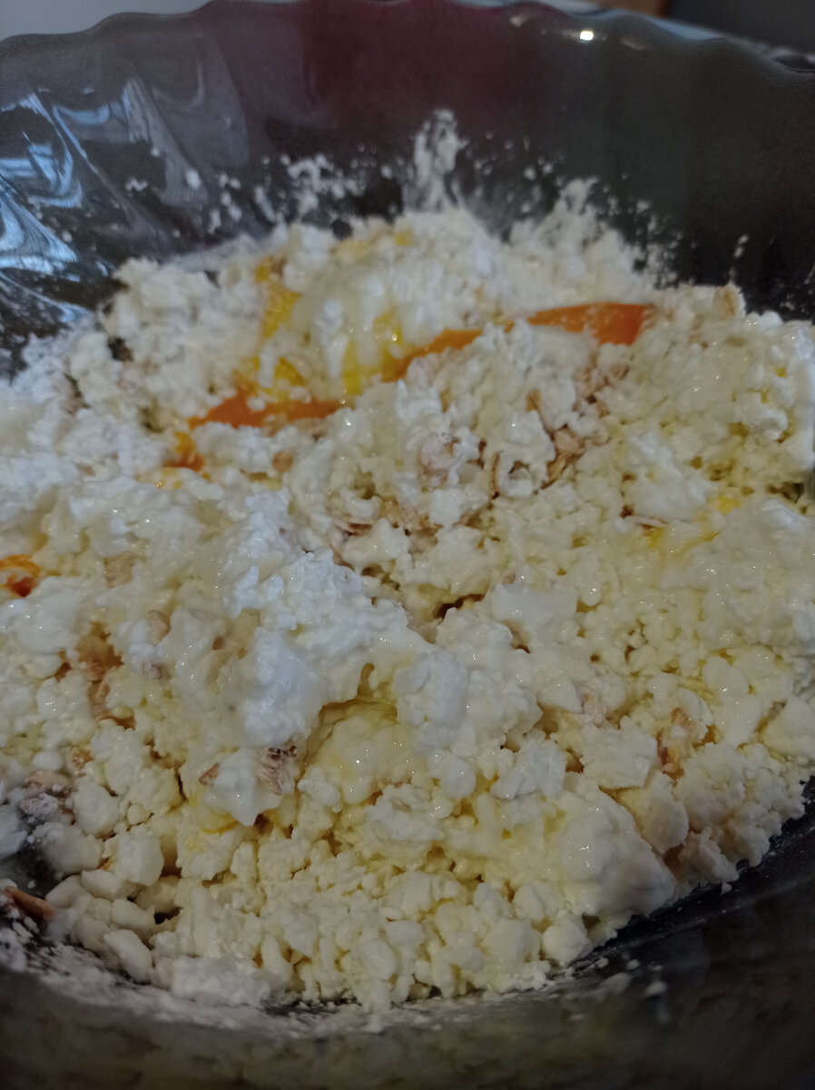 Вот такая вышла каша творожная, но уже нереально вкусная и сладкая