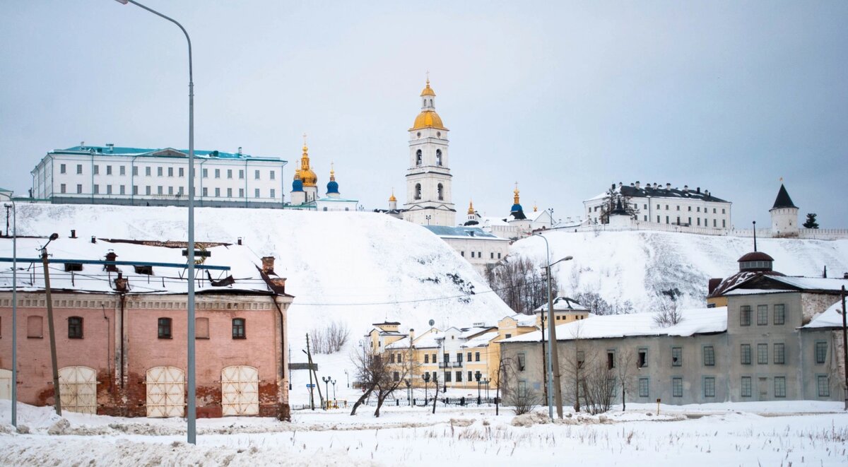 Вид на Тобольский Кремль с Нижнего города/ Автор фотографии: Гусева Варвара