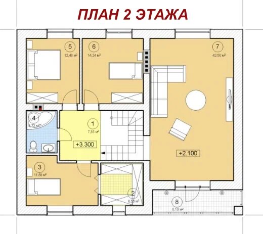 Второй этаж. Источник фото: Источник фото: https://clck.ru/ppZMb