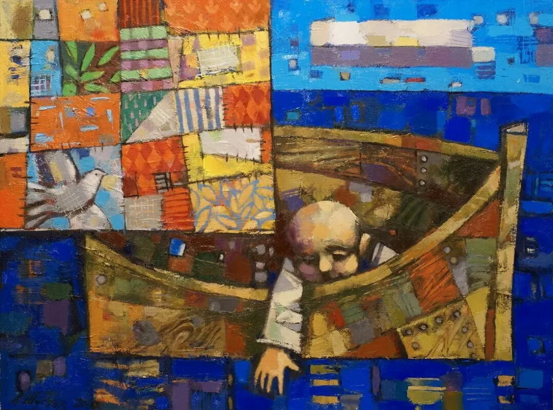 Допотопное детство. Ной, 2010, 80х60