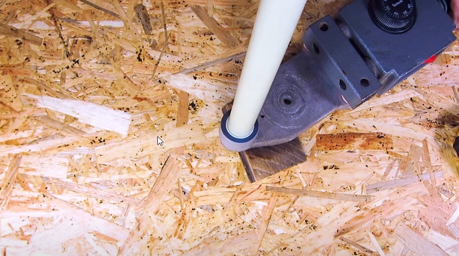 Запаивание трубы с одной стороны