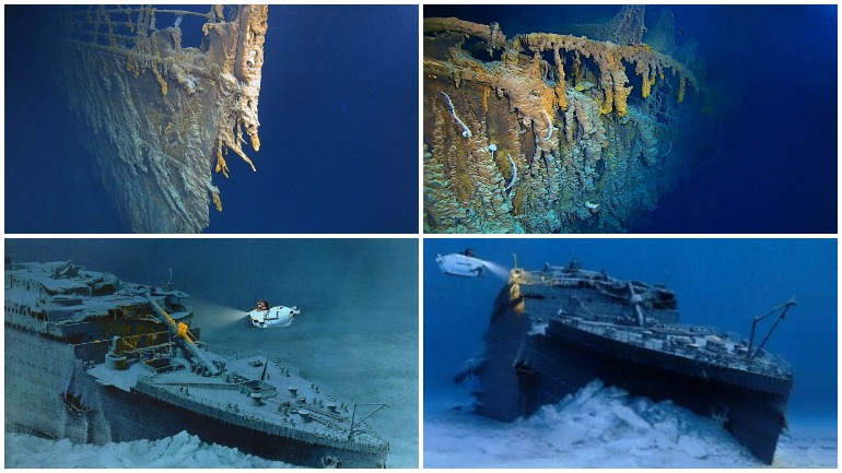 Титаник утонул в океане