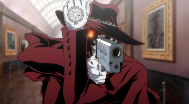 Кадр из аниме Хеллсинг Ultimate  