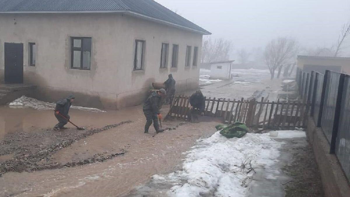    Подтопления в Туркестанской области:МЧС РК