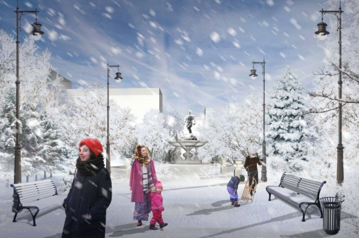    Таким будет Сад рыбака.