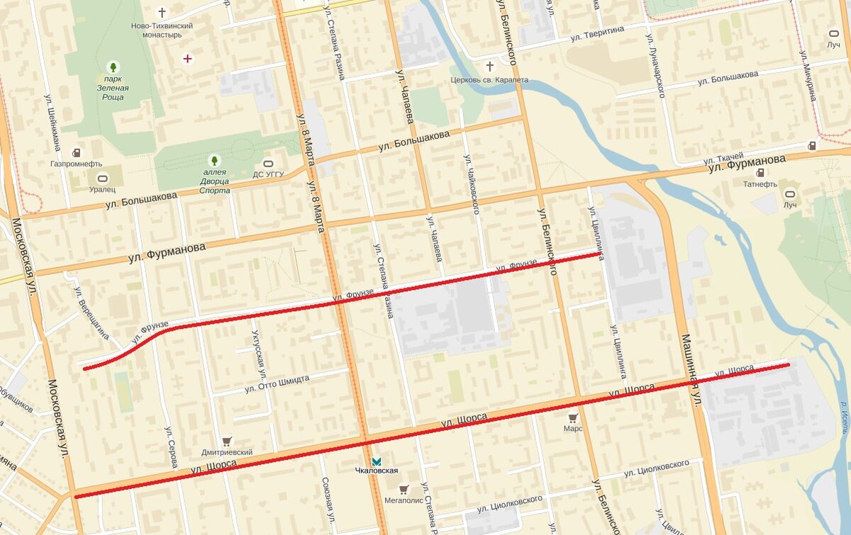 улица радищева екатеринбург на карте. карта ул свердловская. города. екатеринбург. карта ул свердловская.