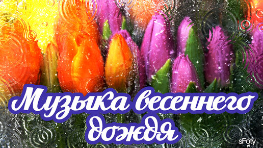 Музыка весеннего дождя. Душевные стихи и красивая музыка