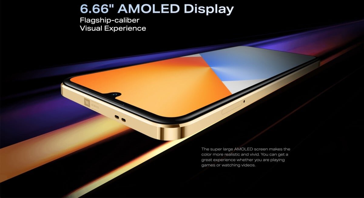 Характеристики дисплея смартфона Infinix Note 30i (источник: GSMArena)